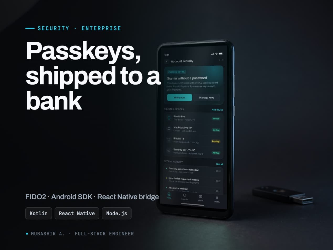 Passkey / FIDO2 Authentication SDK cover